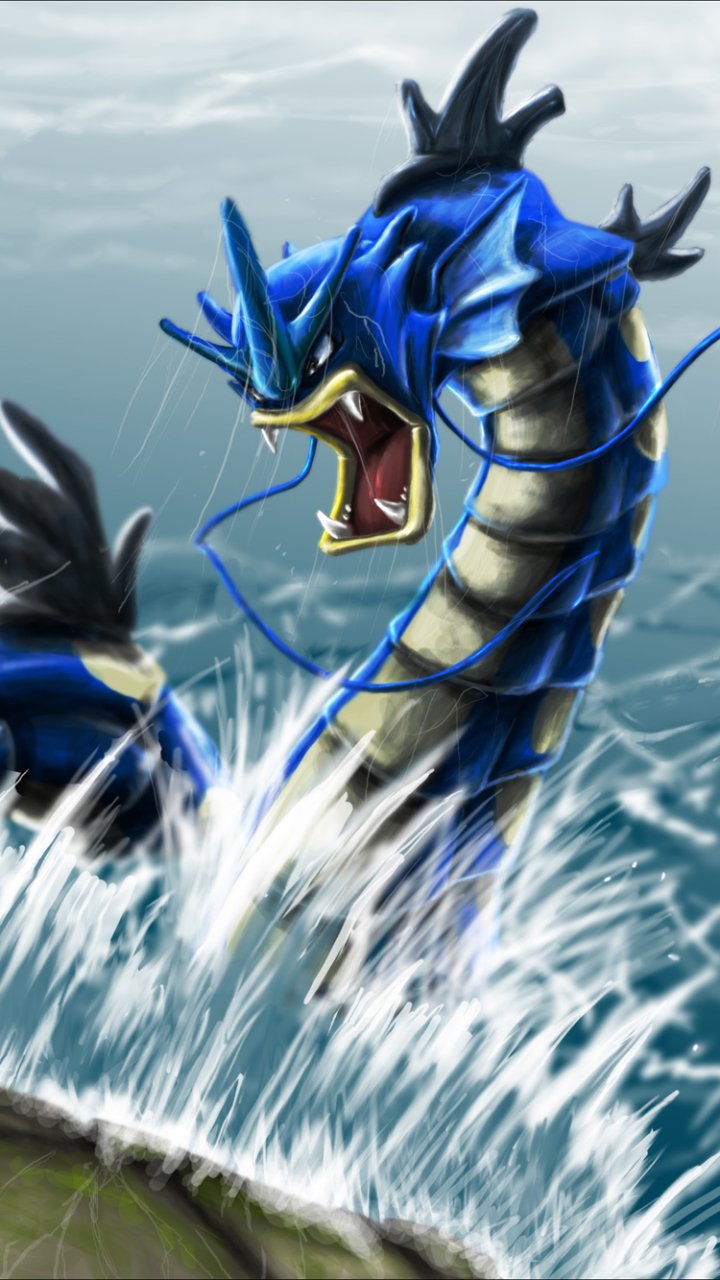 Download Gyarados (Pokémon) Video Game Pokemon Phone Wallpaper
