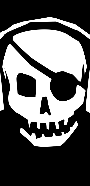 skull headphones logo technology hacker Phone Wallpaper