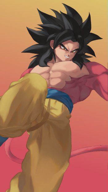 Super Saiyan 4 Goku Anime Dragon Ball GT Phone Wallpaper