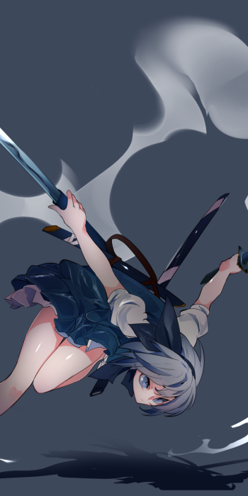 Youmu Konpaku Anime Touhou Phone Wallpaper