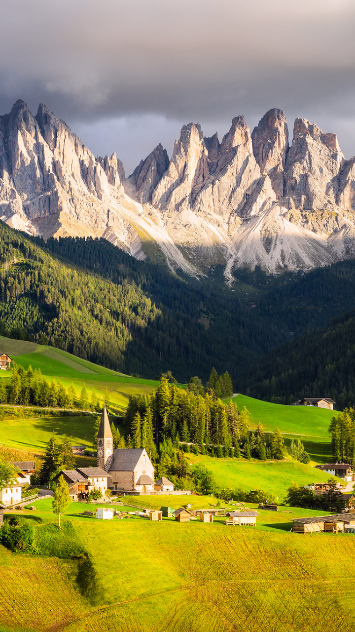 Village in the Italian Alps by Jason Hatfield