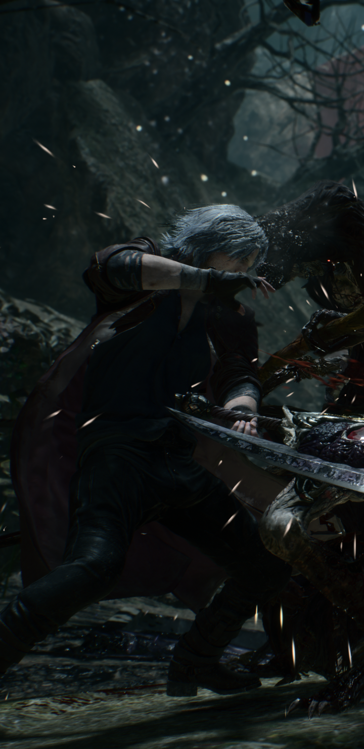 Download Dante (Devil May Cry) Video Game Devil May Cry 5 Phone Wallpaper