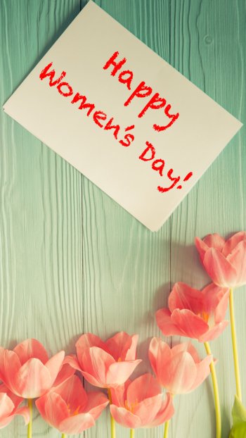 pink flower flower gift holiday Women's Day Phone Wallpaper