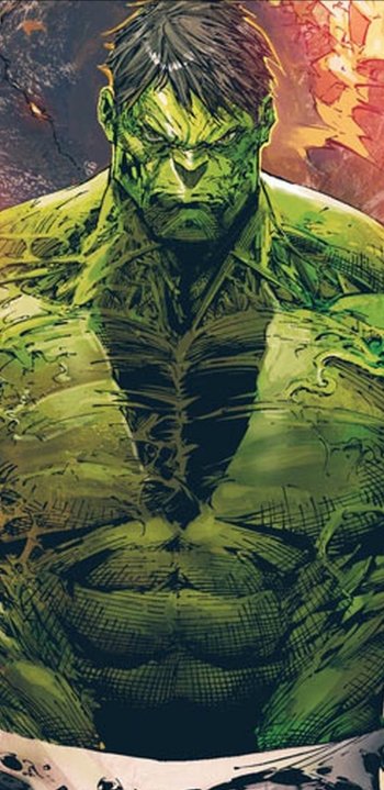 Comic Hulk Phone Wallpaper