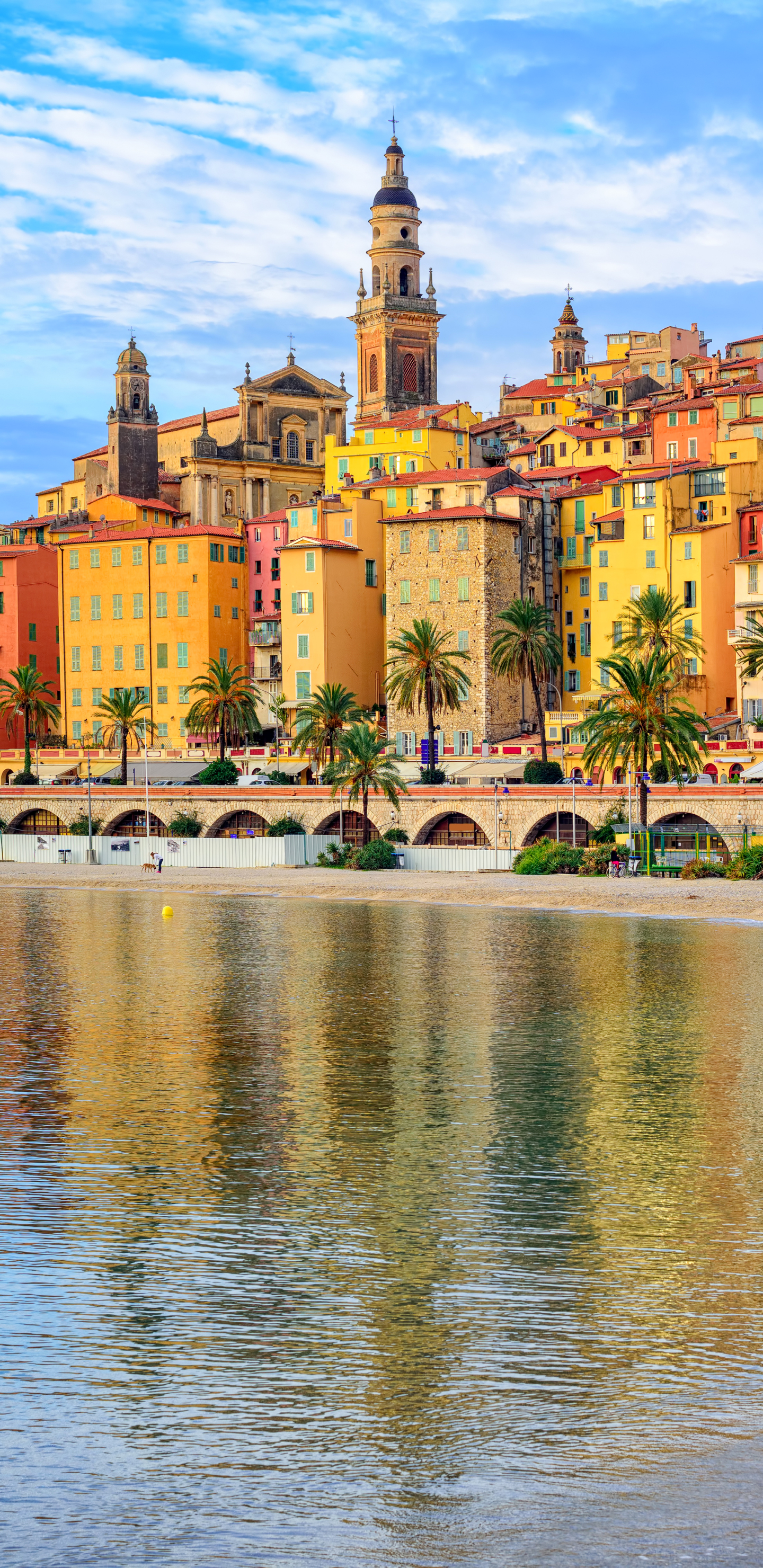 Menton, France on the French Riviera ("The Pearl of the Sea)