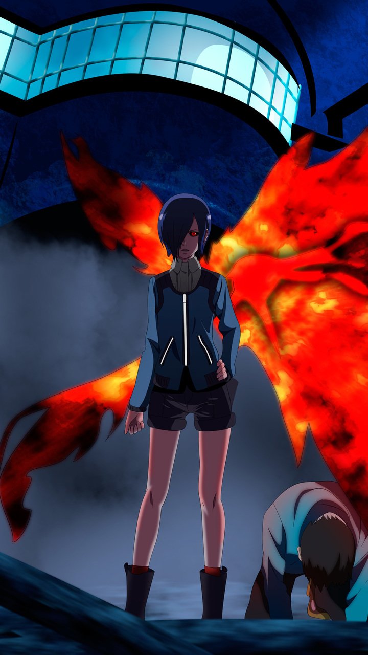 Download Touka Kirishima Anime Tokyo Ghoul Phone Wallpaper