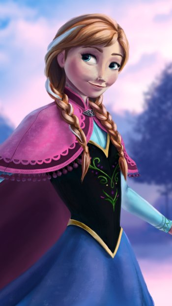 Frozen (Movie) Anna (Frozen) movie Phone Wallpaper