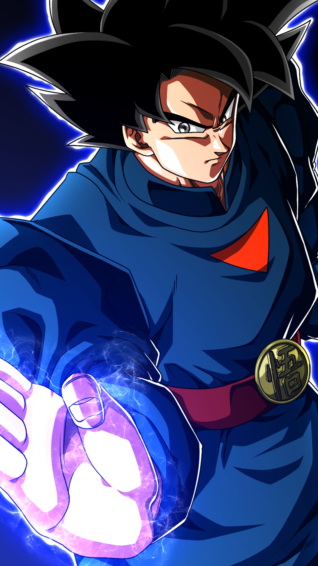 Son Goku Grand Master / Priest Form by Duy Anh Nguyen - Mobile Abyss