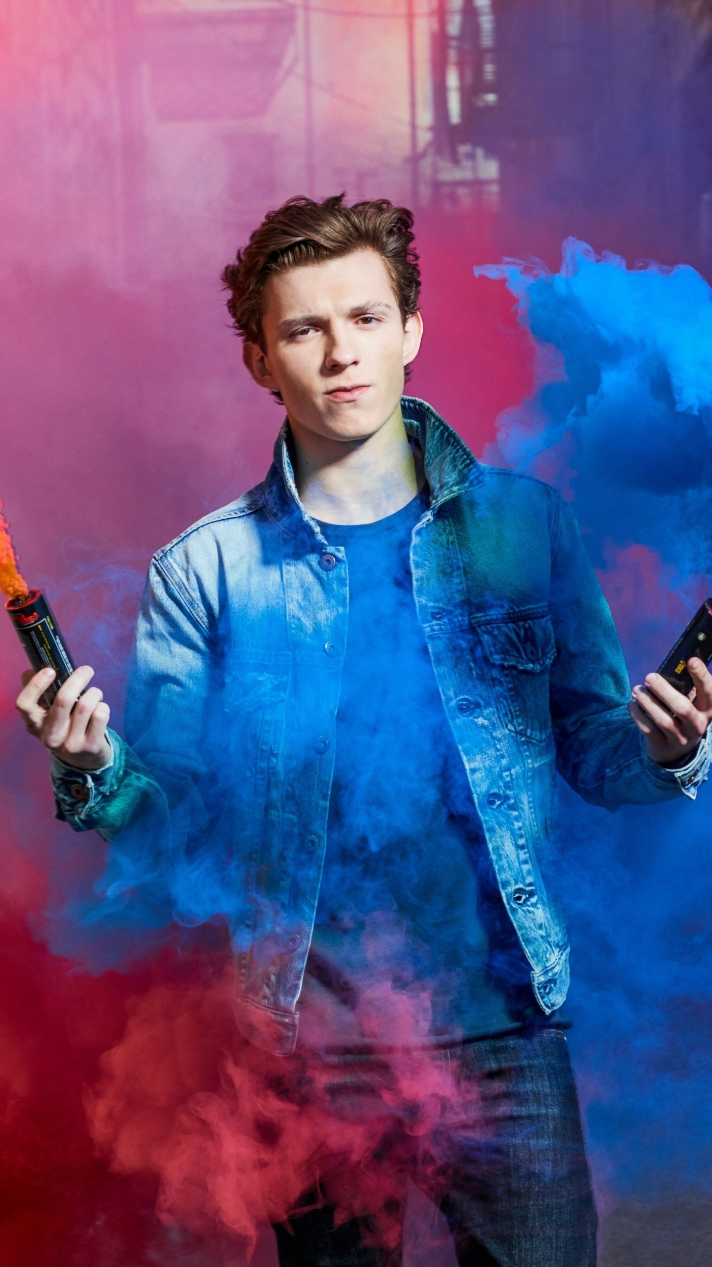 Download Tom Holland Movie Spider-Man: Homecoming Phone Wallpaper