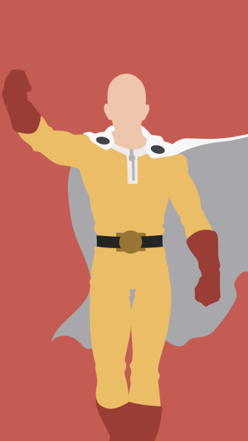 Saitama (One-Punch Man) Anime One-Punch Man Phone Wallpaper