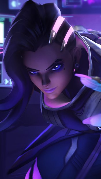 Sombra (Overwatch) video game Overwatch Phone Wallpaper