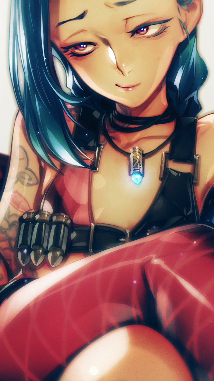 Download Jinx (League Of Legends) Video Game League Of Legends Phone Wallpaper