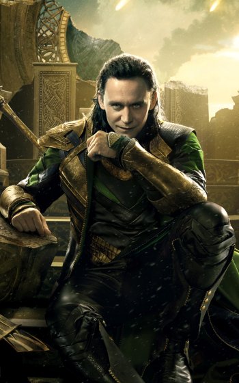 Tom Hiddleston Loki (Marvel Comics) movie Thor: The Dark World Phone Wallpaper