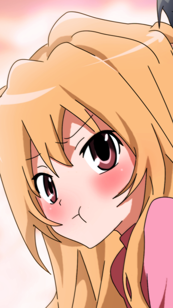 Taiga Aisaka Anime Toradora! Phone Wallpaper