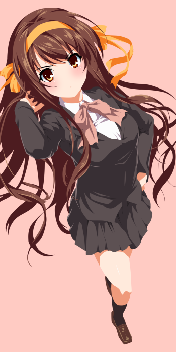 Haruhi Suzumiya Anime The Melancholy of Haruhi Suzumiya Phone Wallpaper