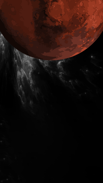 space planet Sci Fi Mars Phone Wallpaper
