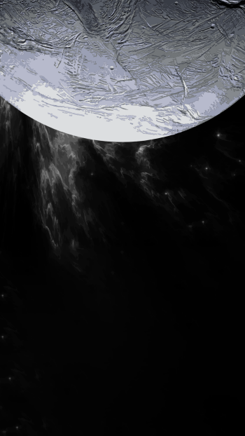 planet Sci Fi Saturn Phone Wallpaper