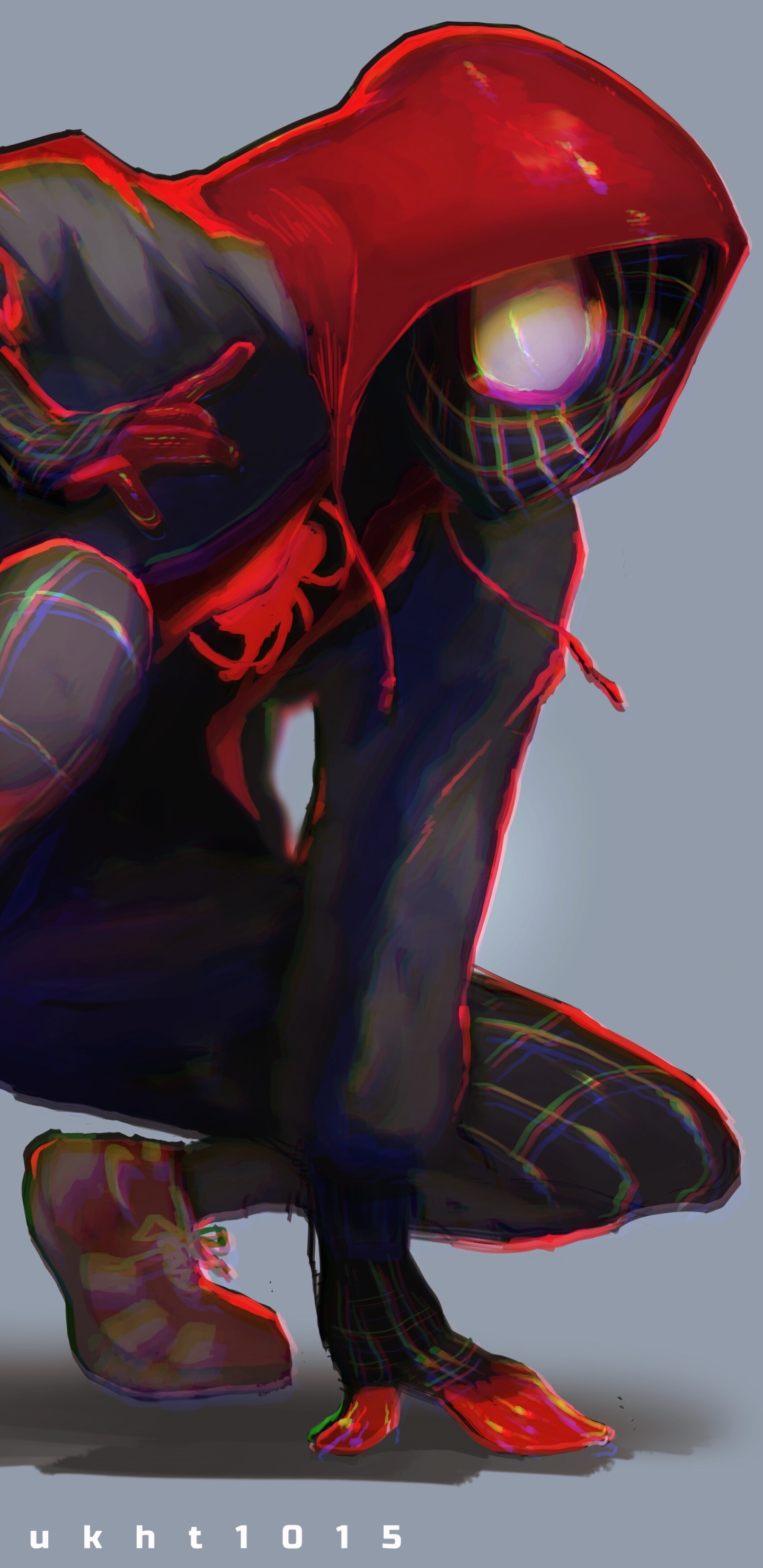Spider-Man: Into The Spider-Verse Phone Wallpaper by IO