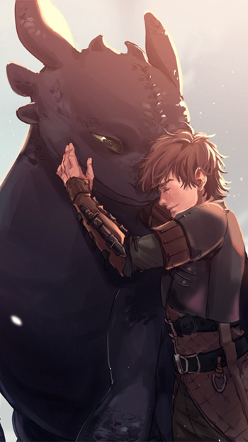 dragon Toothless (How to Train Your Dragon) Hiccup (How to Train Your Dragon) movie How to Train Your Dragon: The Hidden World Phone Wallpaper