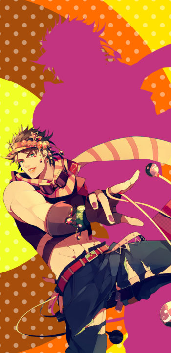 Joseph Joestar Anime Jojo's Bizarre Adventure Phone Wallpaper