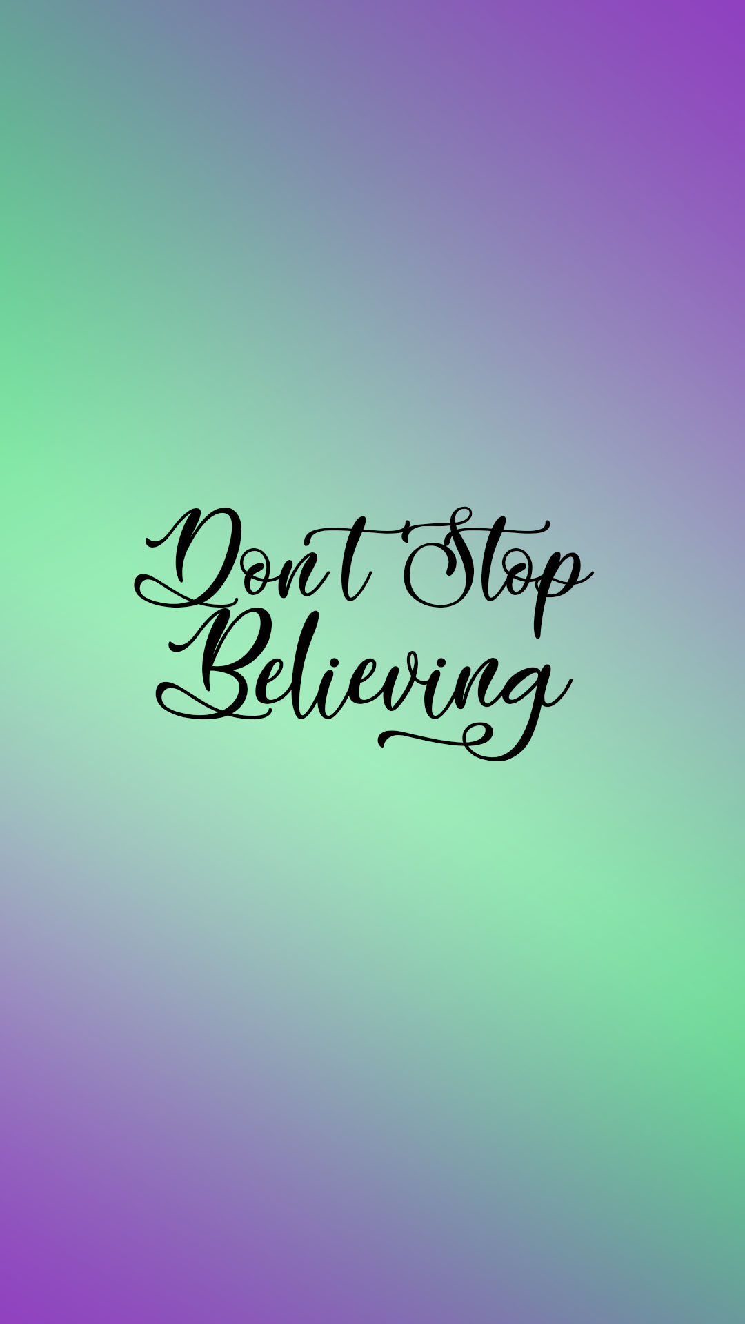 Don't Stop Believing by Imitation
