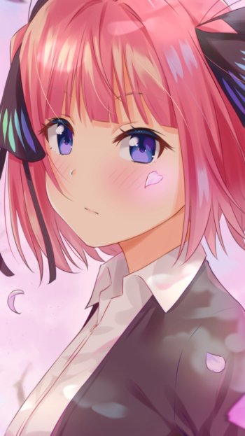 Nino Nakano Anime The Quintessential Quintuplets Phone Wallpaper