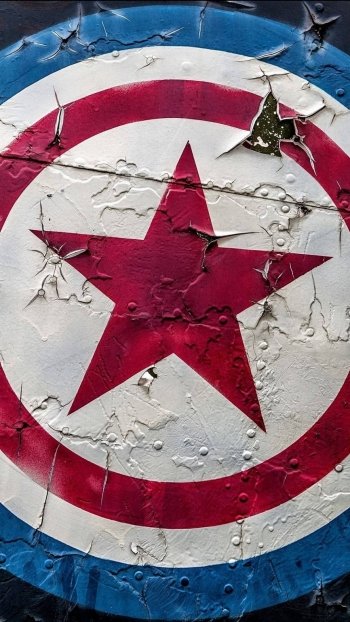 Comic Captain America Phone Wallpaper