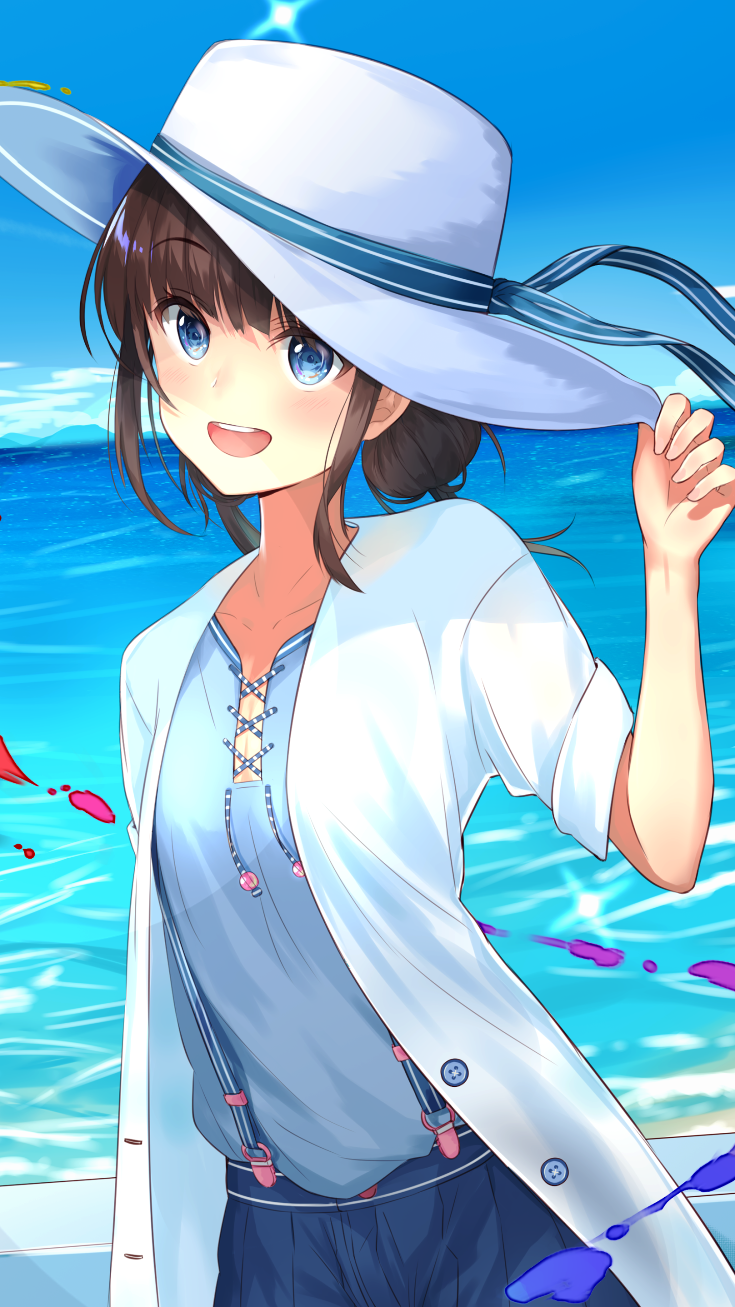 Download Summer Anime Original Anime Summer Phone Wallpaper