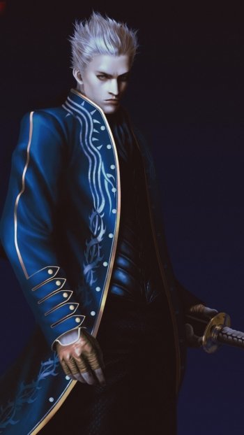 Vergil (Devil May Cry) video game Devil May Cry 3: Dante's Awakening Phone Wallpaper