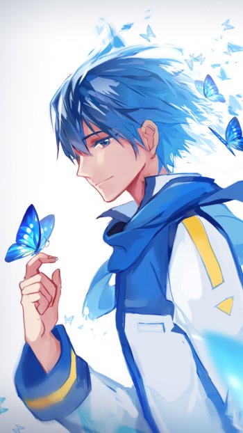 Kaito (Vocaloid) Anime Vocaloid Phone Wallpaper