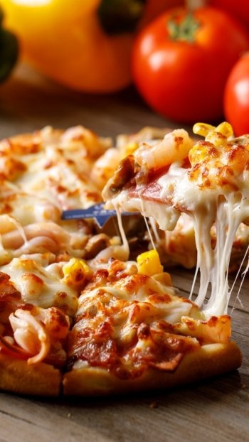food pizza Phone Wallpaper