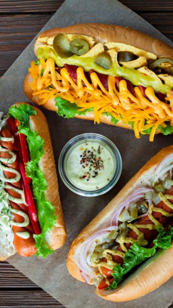 food hot dog Phone Wallpaper