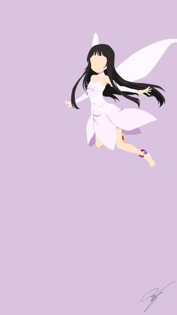 Yui (Sword Art Online) minimalist Anime Sword Art Online minimalist anime Phone Wallpaper