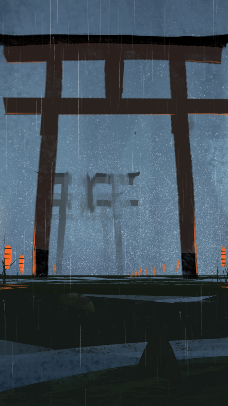 Download Landscape Anime Shrine Anime Landscape Phone Wallpaper