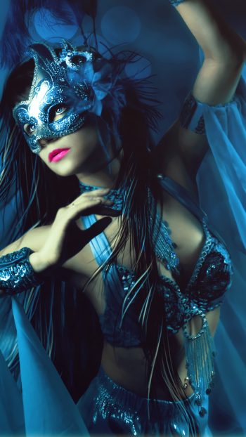 Fantasy Girl with Mask by Pure-Poison89