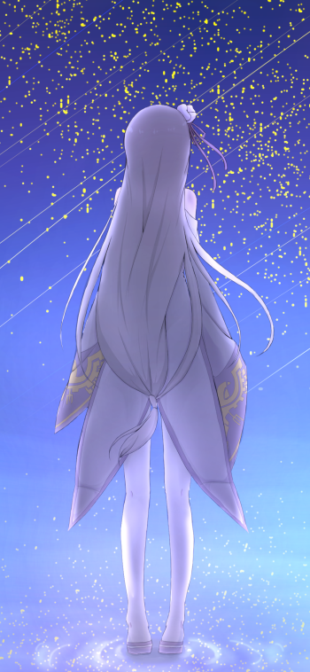 Emilia (Re:ZERO) Anime Re:Zero - Starting Life in Another World Phone Wallpaper