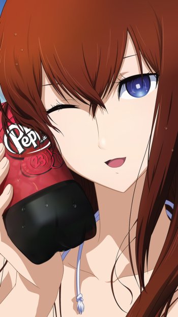 Kurisu Makise Anime Steins;Gate Phone Wallpaper