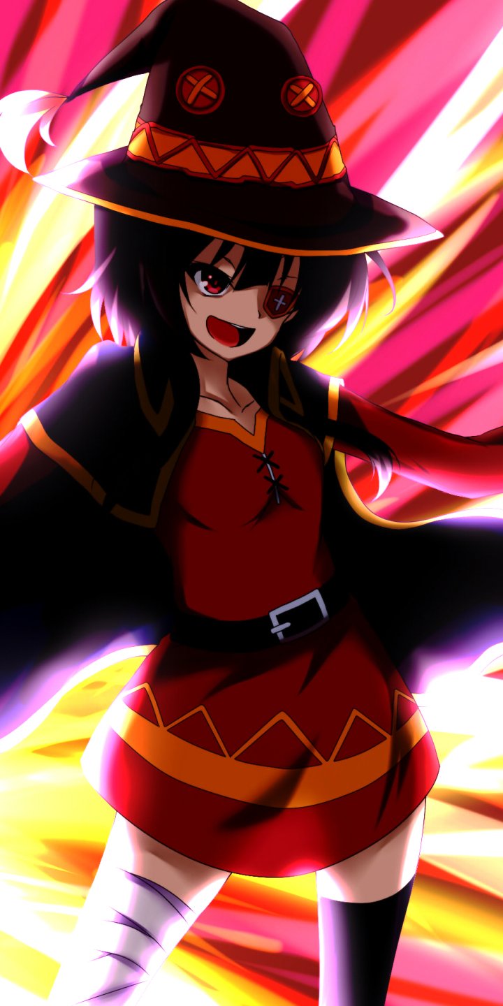 Download Megumin (KonoSuba) Anime KonoSuba - God’s Blessing On This Wonderful World!! Phone Wallpaper