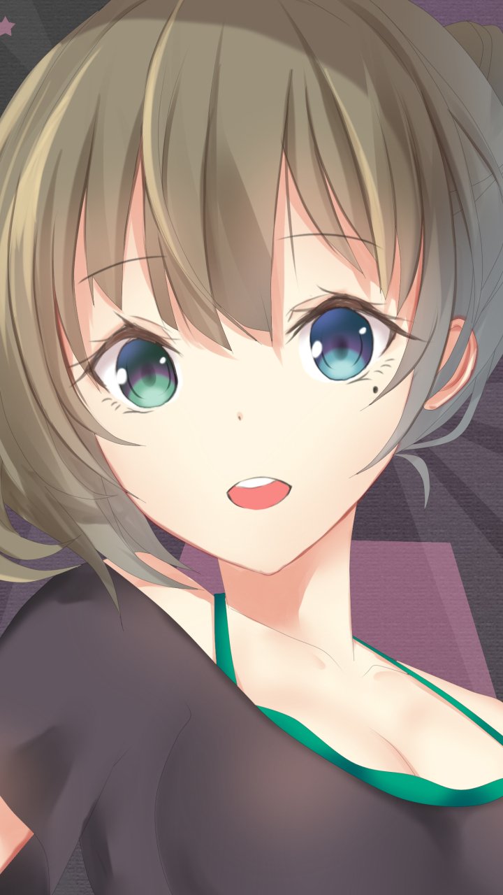 Download Kaede Takagaki Anime The IDOLM@STER Cinderella Girls Phone Wallpaper