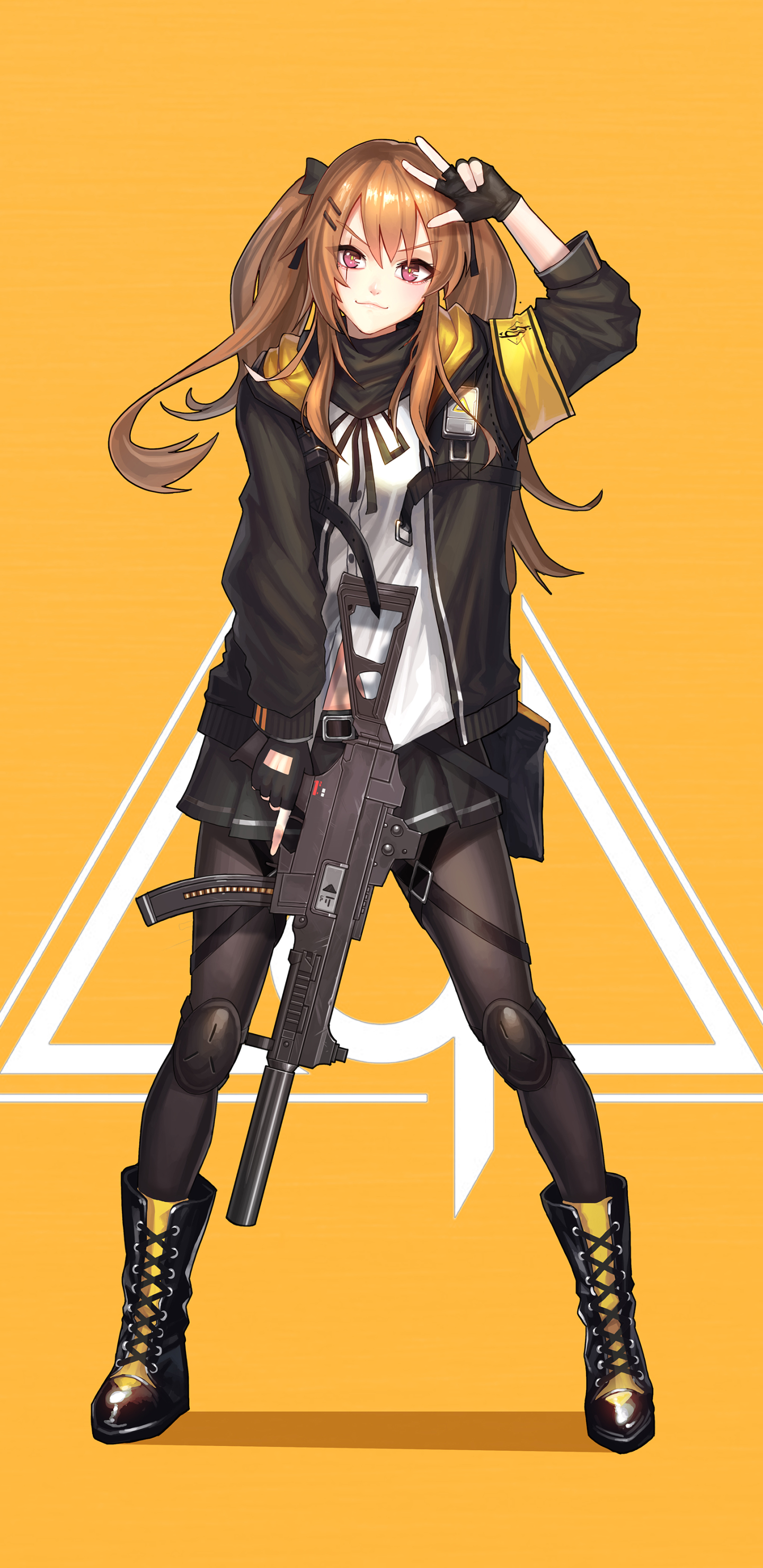 Download UMP9 (Girls Frontline) Video Game Girls Frontline Phone ...