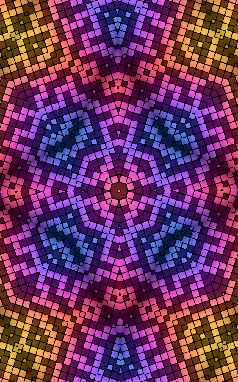 Multicolors squares #2 by Mimosa