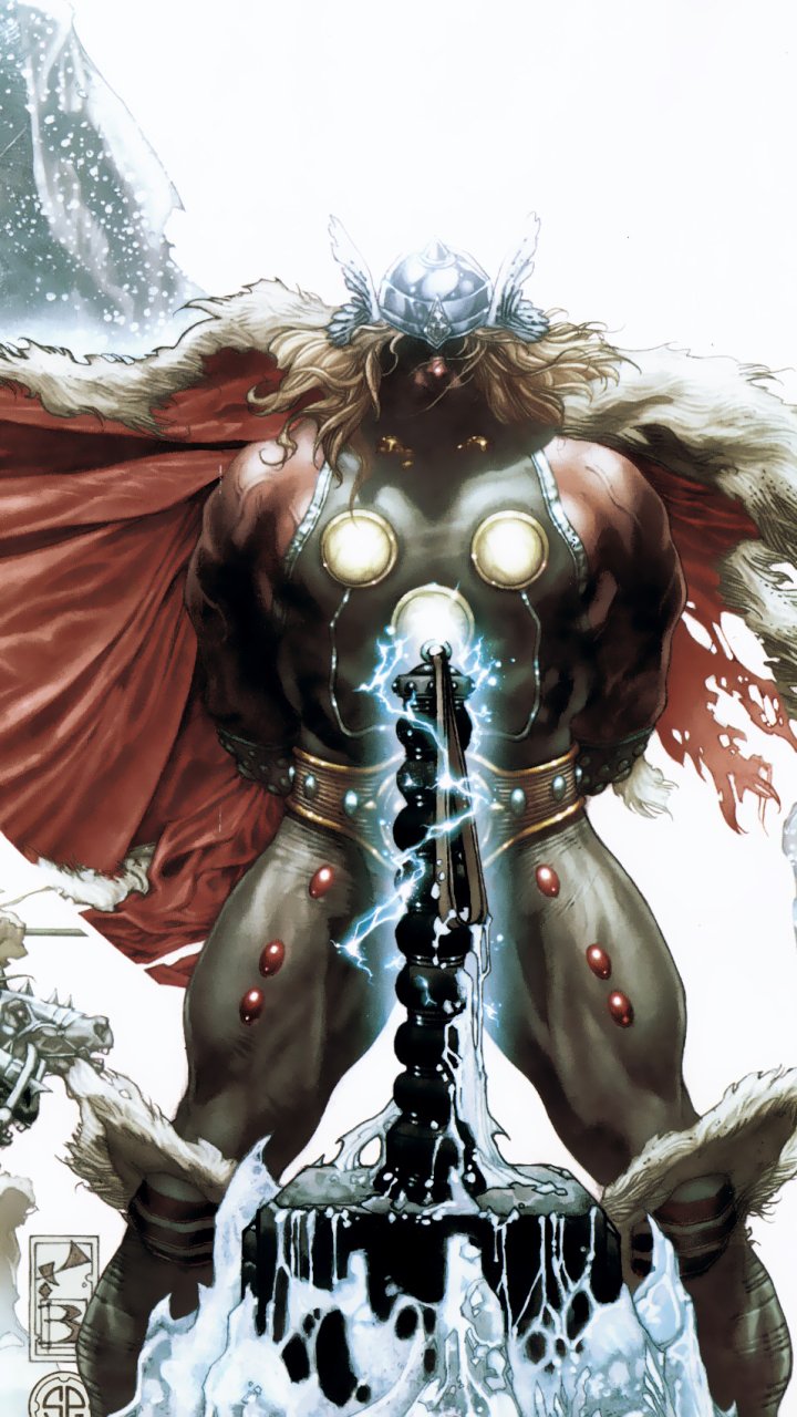 Download Comic Thor Phone Wallpaper - Mobile Abyss