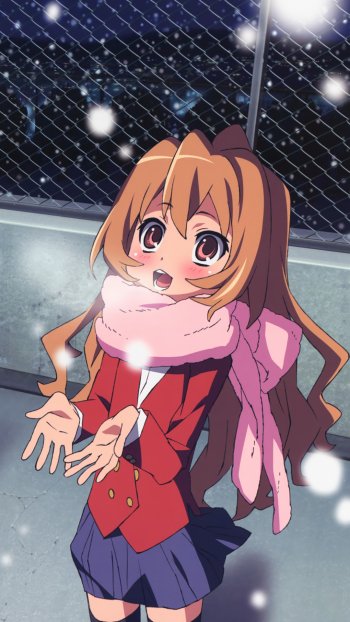 Taiga Aisaka Anime Toradora! Phone Wallpaper