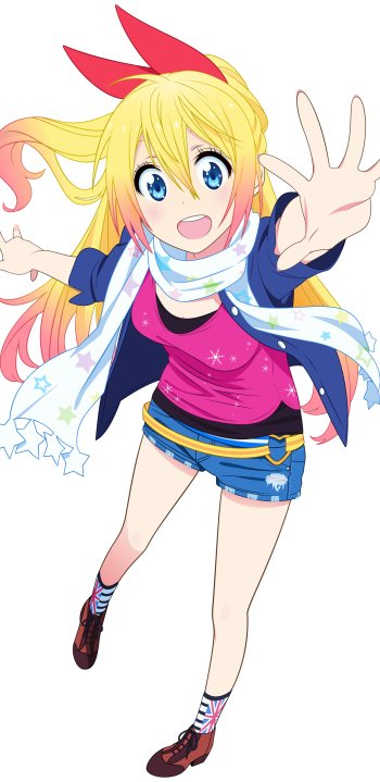 Chitoge Kirisaki Anime Nisekoi Phone Wallpaper