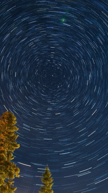 star night sky nature star trail Phone Wallpaper