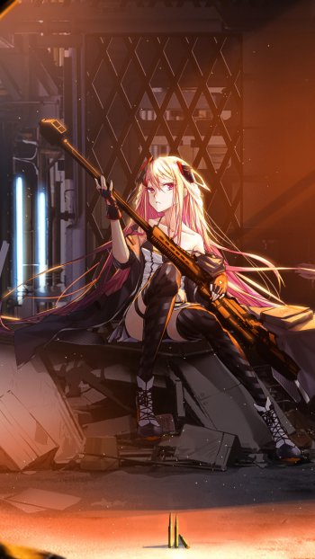 Barrett M82 (Girls Frontline) video game Girls Frontline Phone Wallpaper