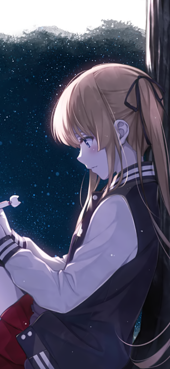 night Eriri Spencer Sawamura Anime Saekano: How to Raise a Boring Girlfriend anime night Phone Wallpaper