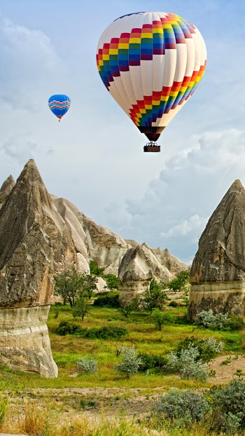 cloud Turkey vehicle hot air balloon Phone Wallpaper