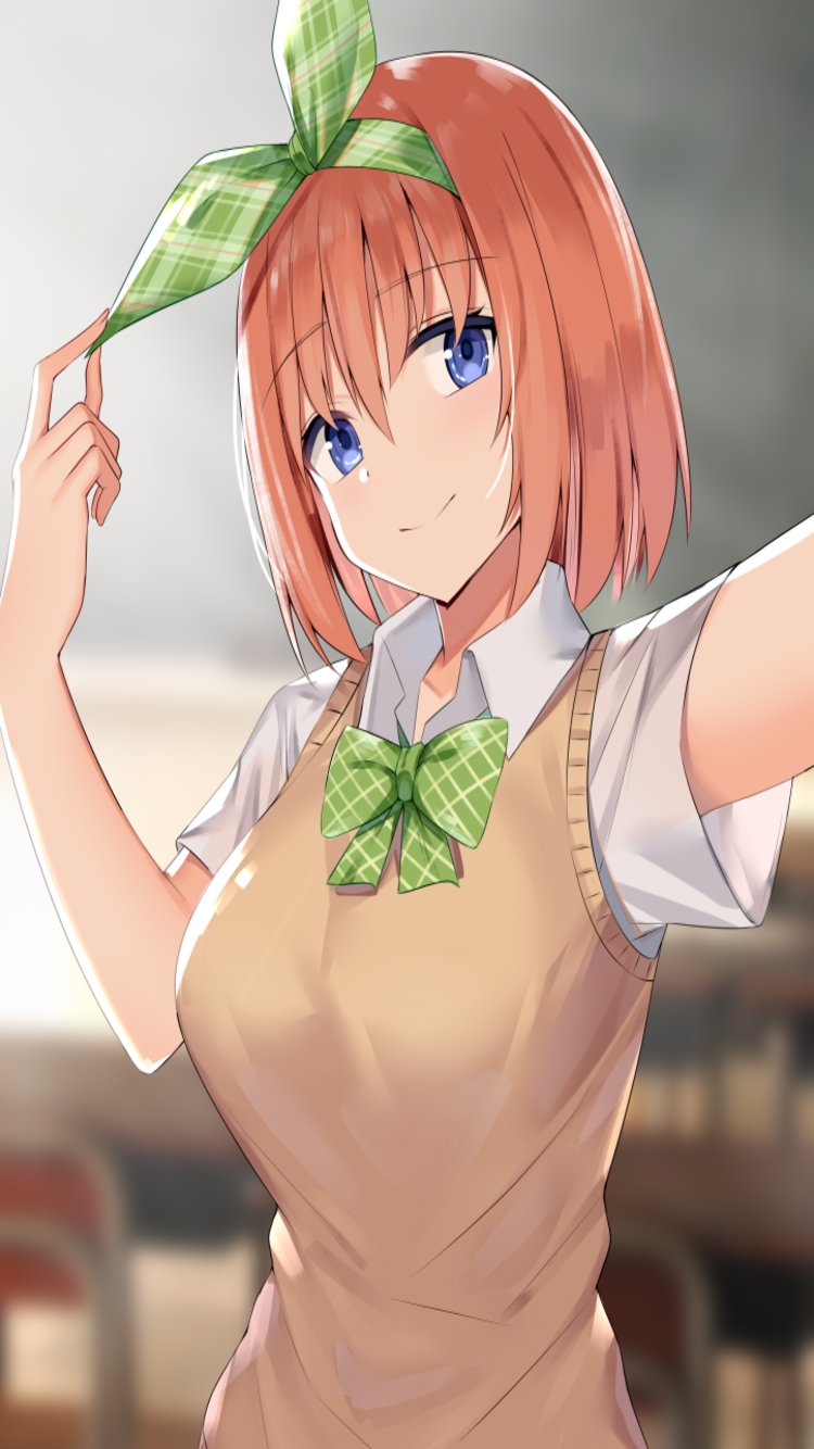 Download Yotsuba Nakano Anime The Quintessential Quintuplets Phone Wallpaper