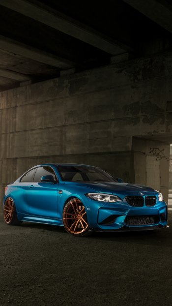 vehicle car BMW BMW M2 Phone Wallpaper